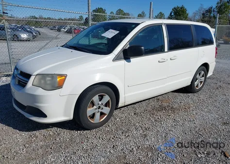 2013 Dodge Grand Caravan Se z USA, uszkodzony, nr VIN 2C4RDGBG5DR762556